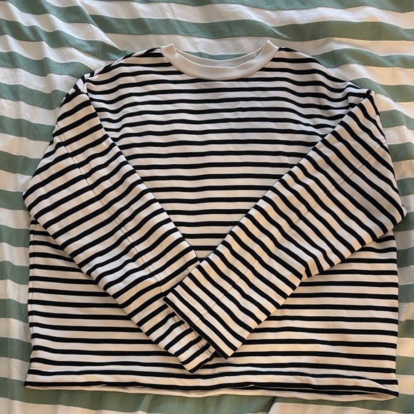 Armedangels Sweaters - Black and white striped sweater